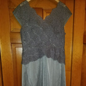 Jade by Jasmine (J175069) Chiffon and Lace Dress